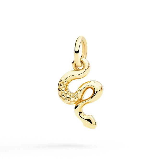CIONDOLO SERPENTE ORO GIALLO