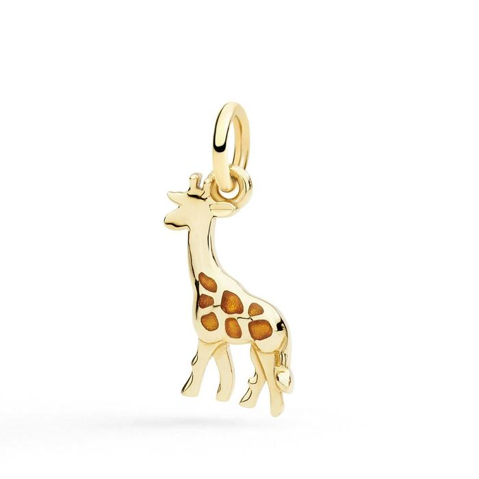 CIONDOLO GIRAFFA ORO GIALLO