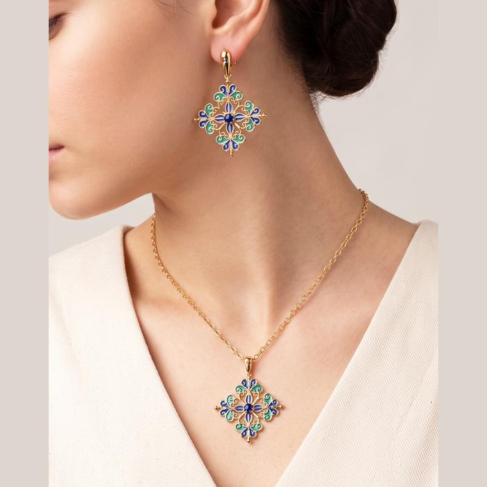 Pendente Barocco Blu