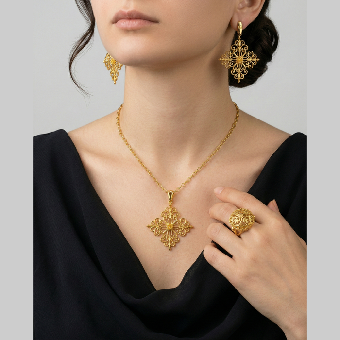 Anello Barocco Gold