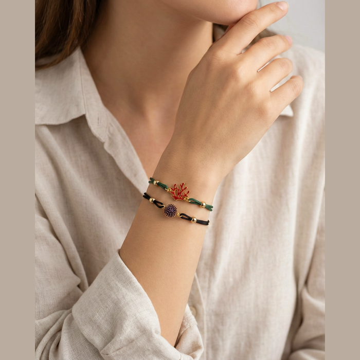 Bracciale Cordino Riccio Aculei