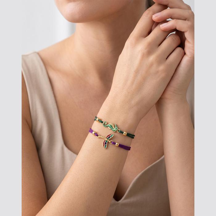 Bracciale Cordino Libellula