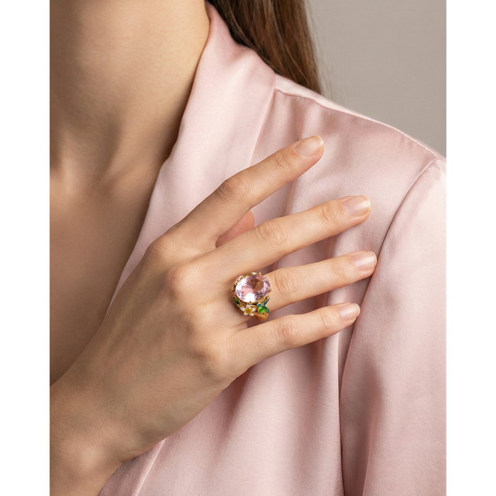 Anello Colibrì Gemma