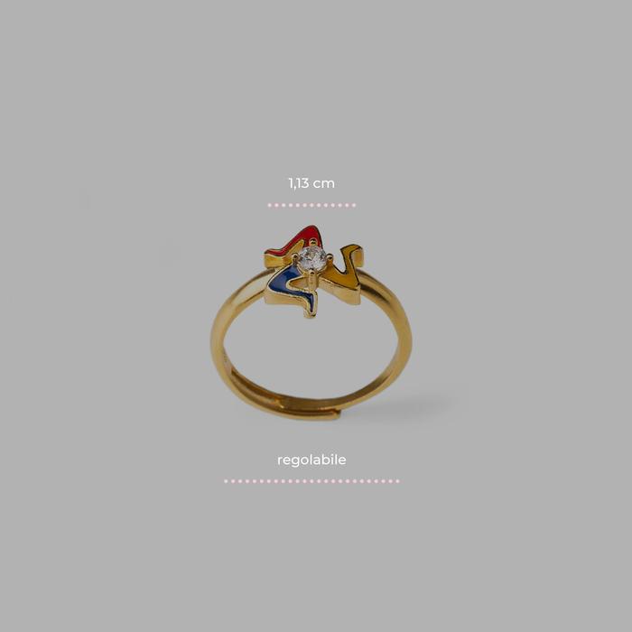 Anello Mini Trinacria Gemma