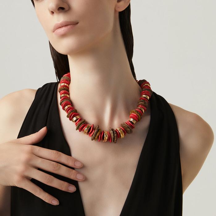 Collana Bali Red
