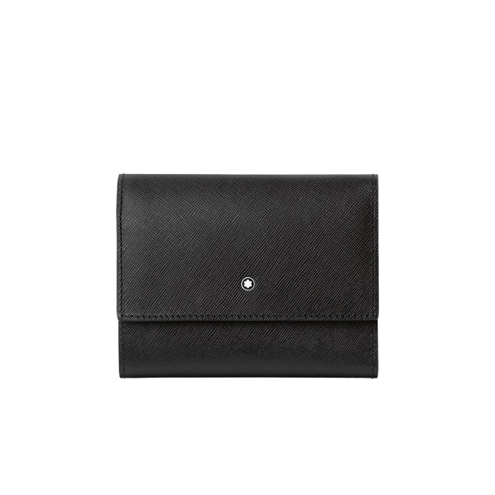 PORTAFOGLIO 4 SCOMPARTI sartorial flap back nero