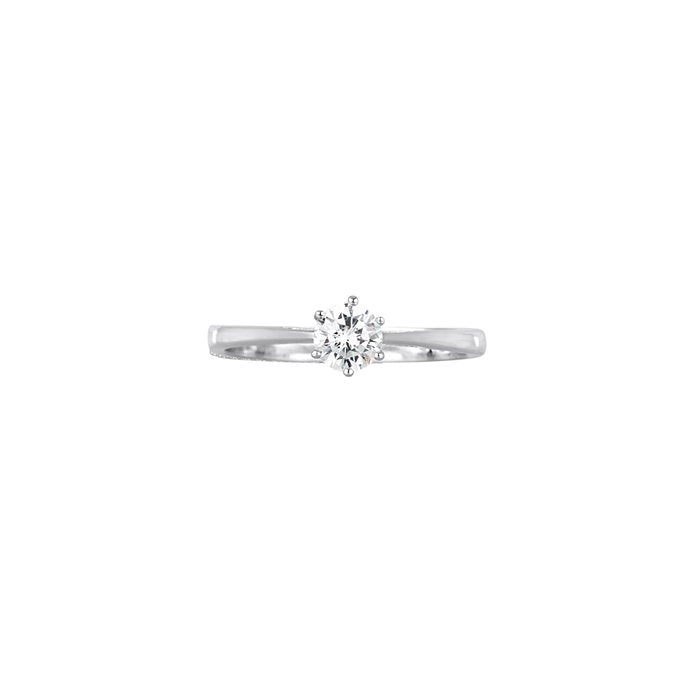 Anello ringe solitario zircone