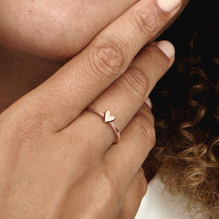 Anello Cuore Asimmetrico