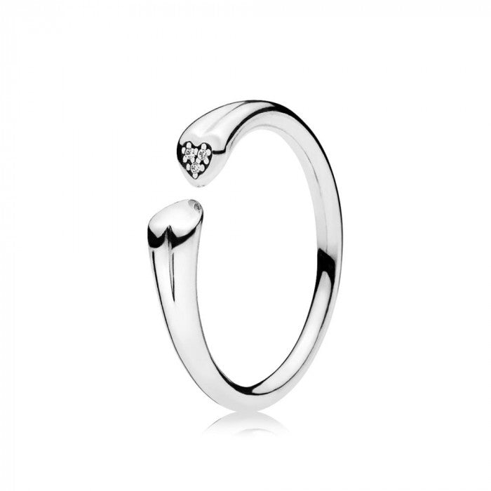Anello aperto cuori