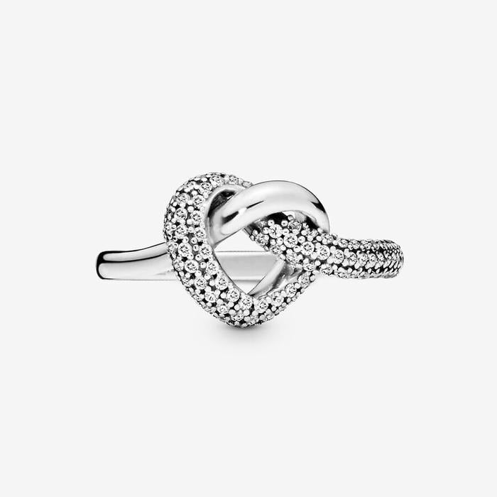 Anello Cuore intrecciato