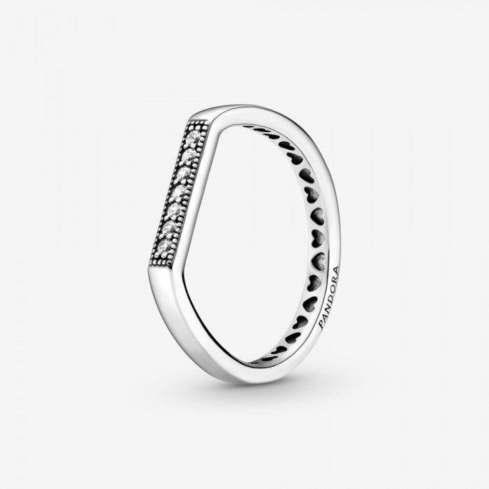 Anello componibile con barretta scintillante