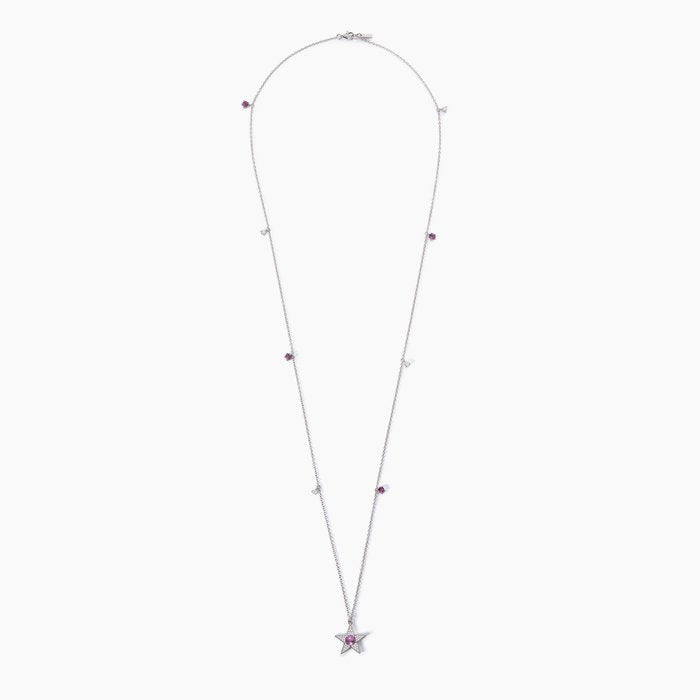 Collana stella e tormalina sintetica STARLET