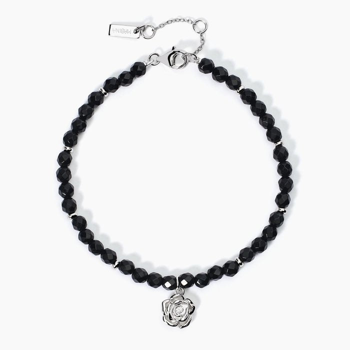 Bracciale con agata nera LA VIE EN ROSE