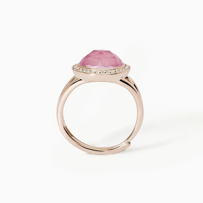 Anello con rodocrosite DIVA