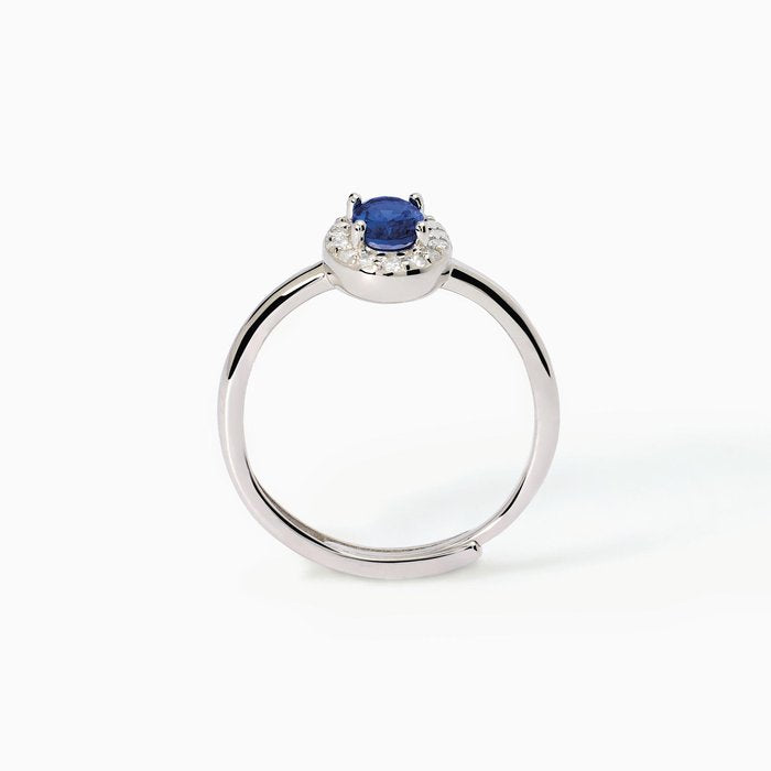 Anello con zaffiro sintetico ovale COOL OR RÉTRO?