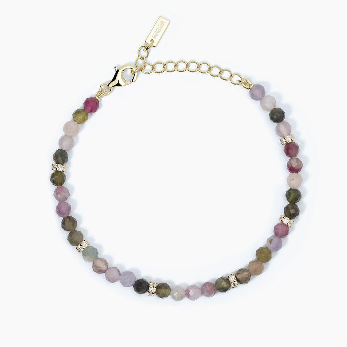 Bracciale in argento con tormalina COLOR CODE