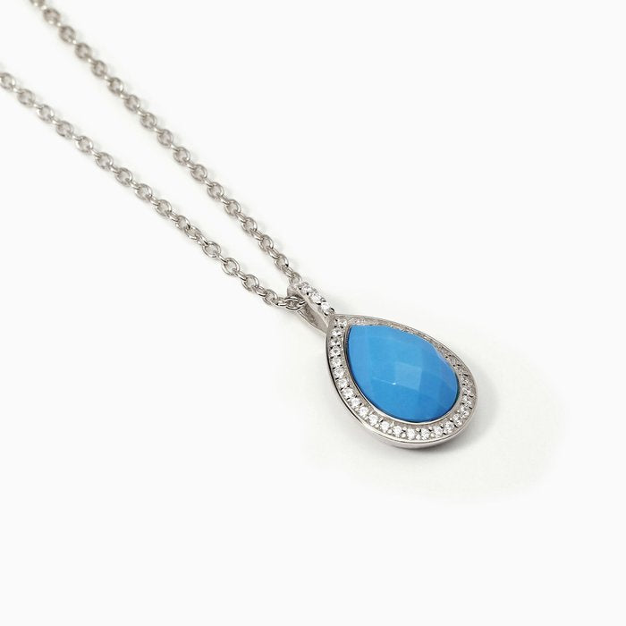 Girocollo in argento con turchese DIVA