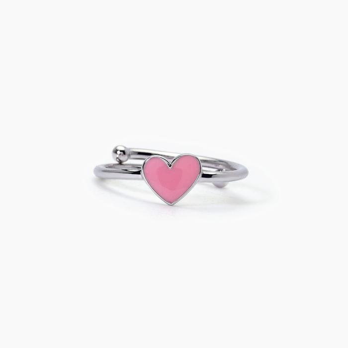 Anello in argento con cuoricino MON AMOUR