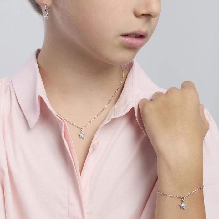 Bracciale in argento con stellina e zirconi STELLA STELLINA
