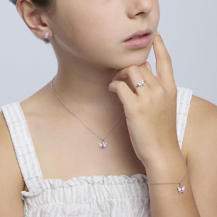 Bracciale in argento con farfalla BUTTERFLY