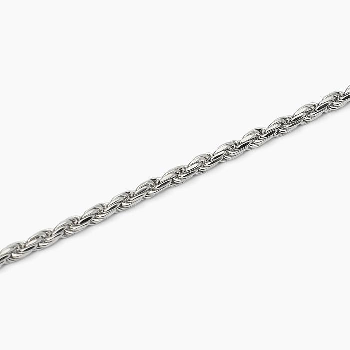 Bracciale in argento con catena corda EVERY DAY
