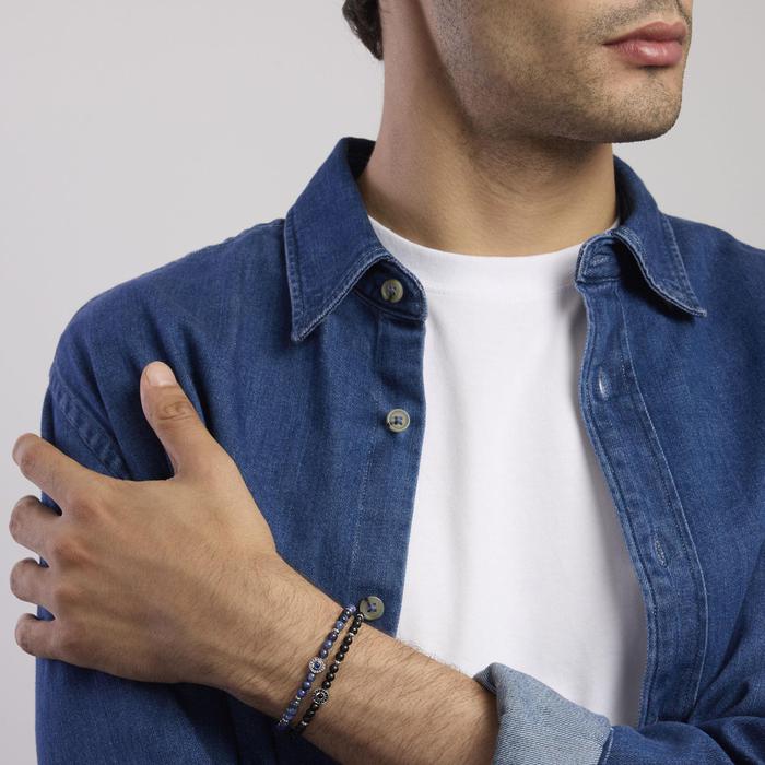 Bracciale in argento con sodalite BENIAMINO