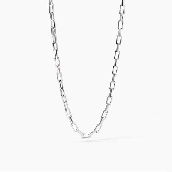 Collana in argento con catena allungata EVERY DAY