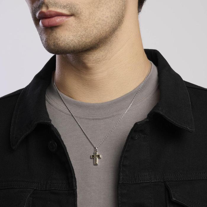 Collana in argento con croce MYSTICAL