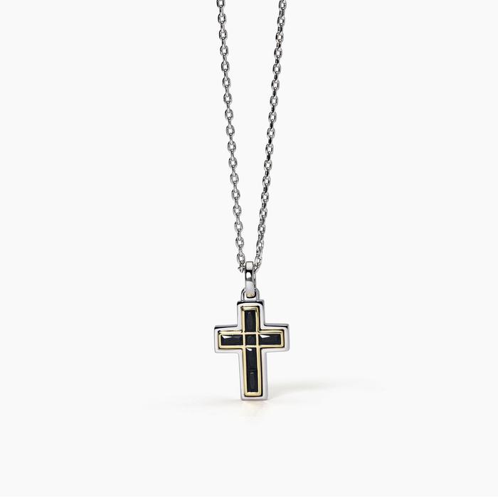 Collana in argento con croce MYSTICAL