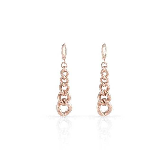 Orecchini Grumette in bronzo dorato rosa
