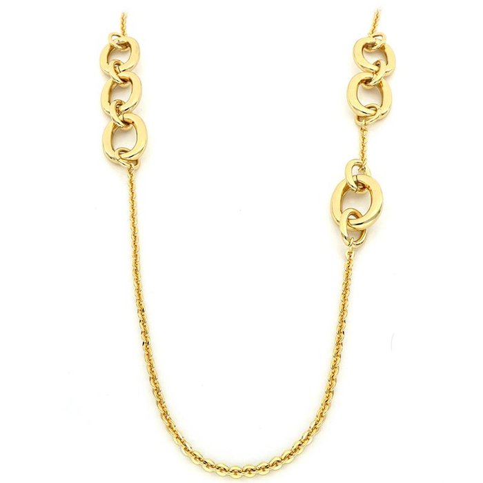 Collana in bronzo dorato