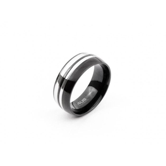 Anello con righe nere
