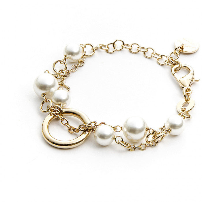 Bracciale gold pearl