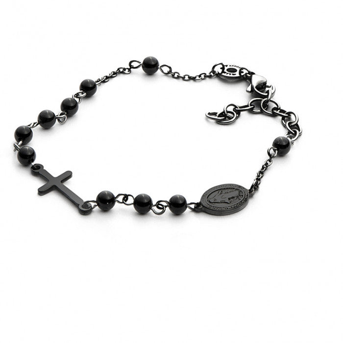 Bracciale black rosary
