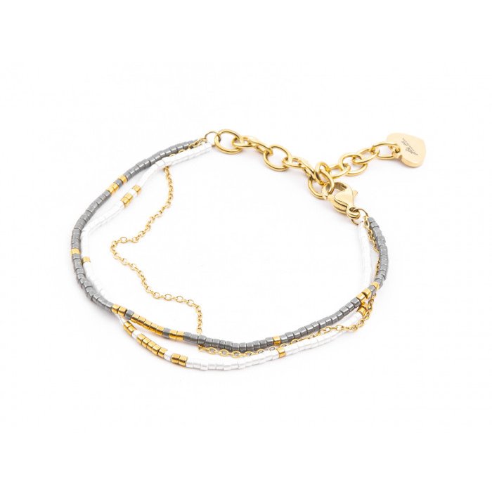 Bracciale pearl multifilo