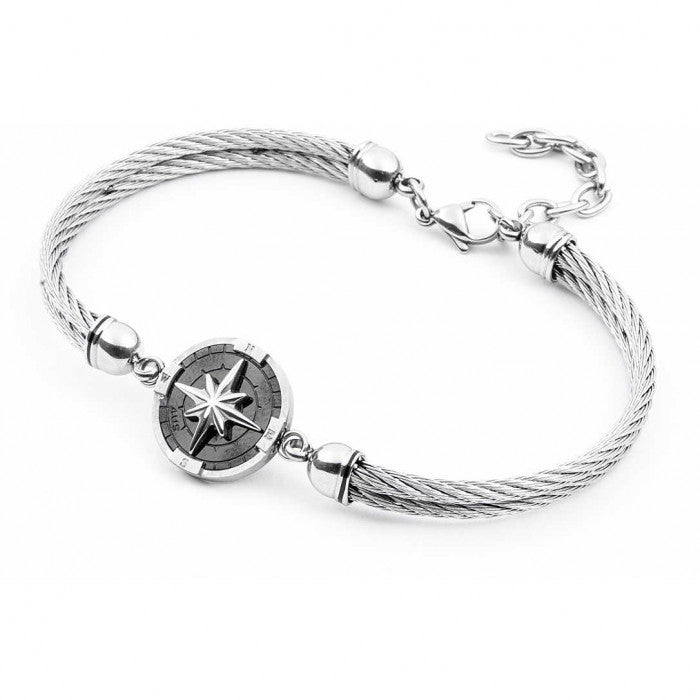 Bracciale due fili con bussola