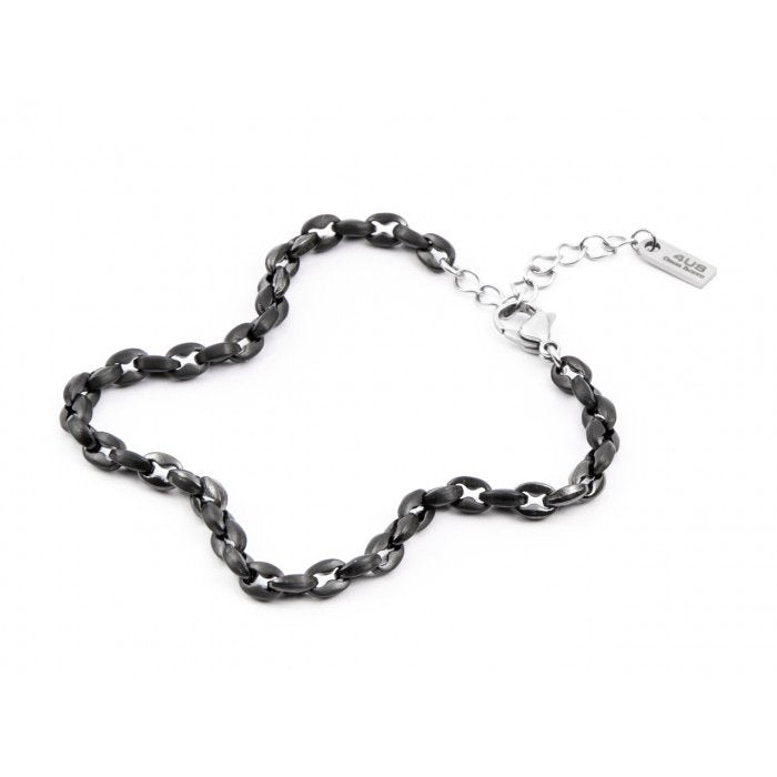 Bracciale catena nera