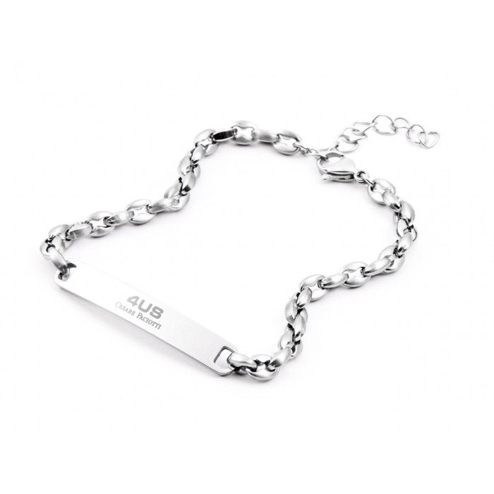 Bracciale catena con placca