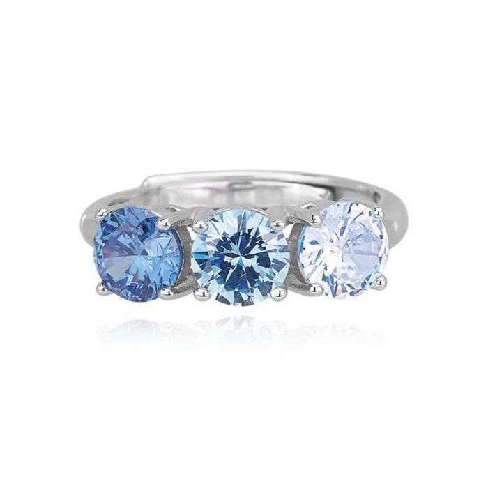 ANELLO TRILOGY CON PIETRE DEGRADÉ