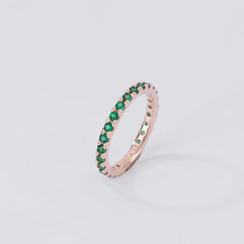 ANELLO VERETTA CON PIETRE COLORATE