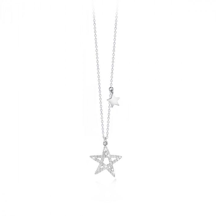 Girocollo pendente stella strass - gioielleriaperdichizzi.it