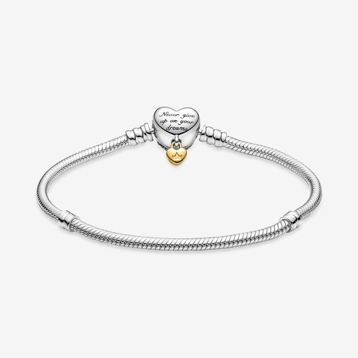 Disney, Bracciale Chiusura Cuore con Pendente