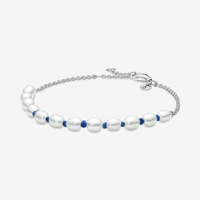 Bracciale con Perle Coltivate d'Acqua Dolce Trattate