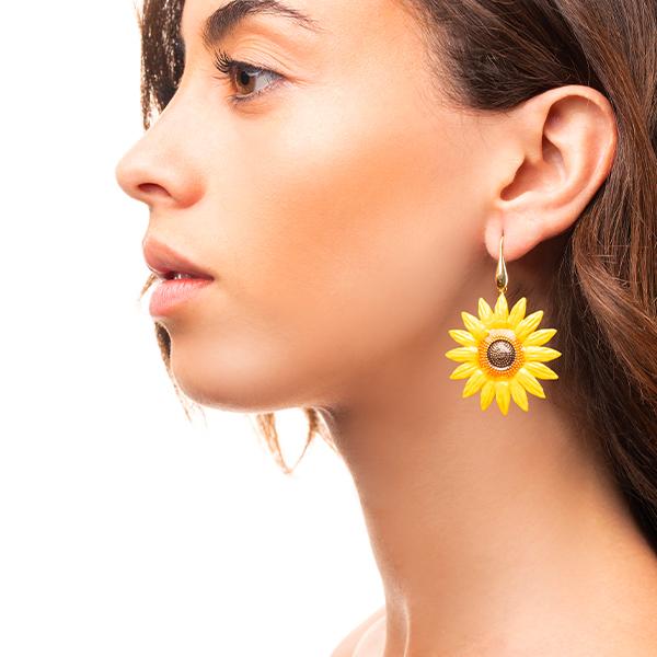 Orecchini Girasole