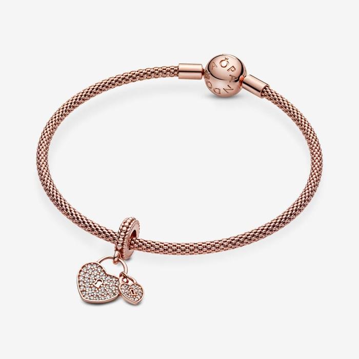 Charm Pendente Lucchetti d’Amore