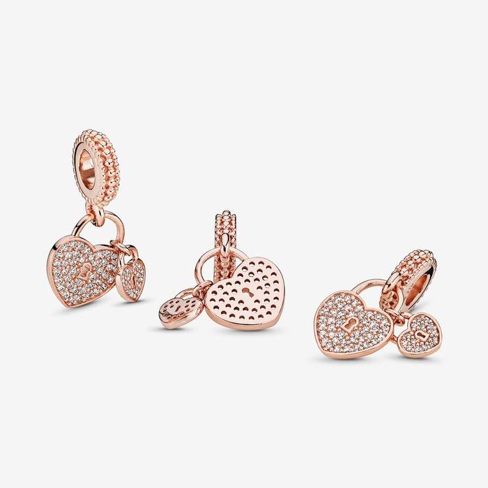 Charm Pendente Lucchetti d’Amore