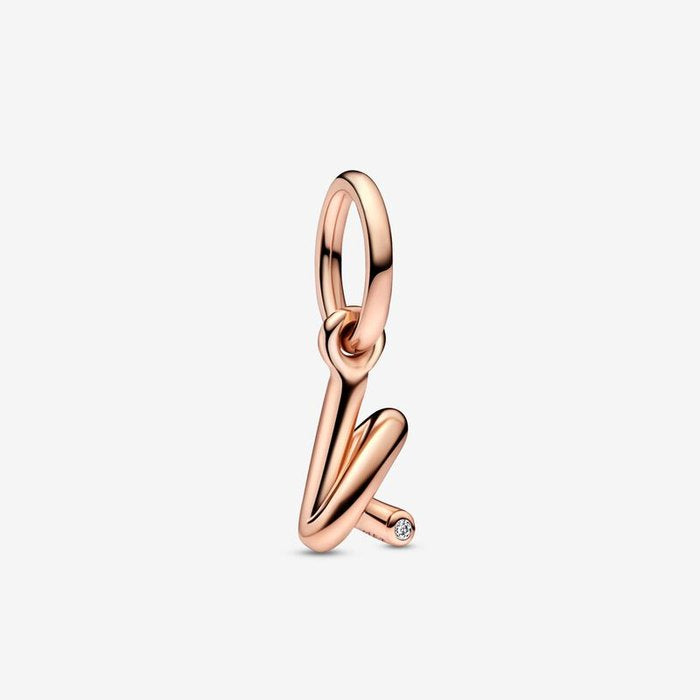 Charm pendente Alfabeto con lettera k