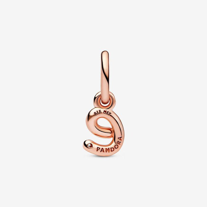 Charm pendente Alfabeto con lettera e