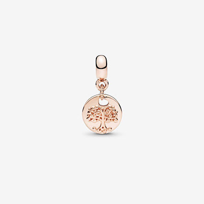 Charm essence rosè pendente albero della famiglia