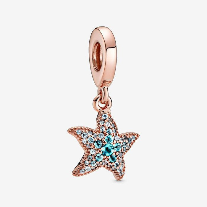 Charm Pendente Stella Marina Blu